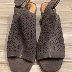Sandel Mules Grey